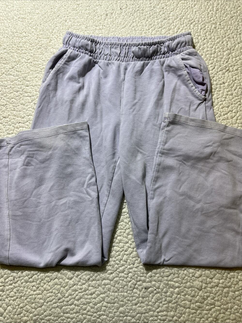 Cat & Jack Girls Purple Sweatpants Size XL 14 Jogger Lounge Pants